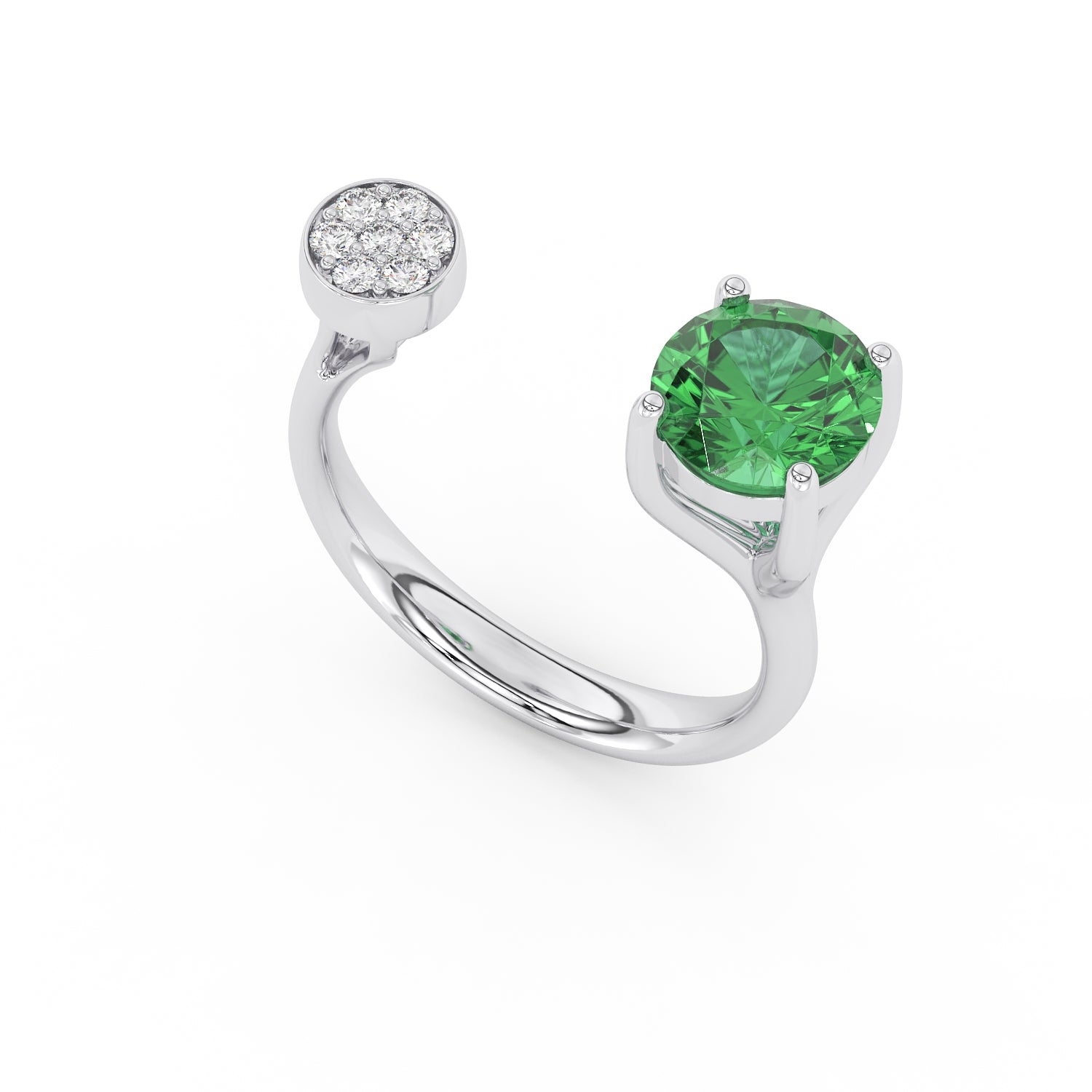 Bague Emeraude & Lumière