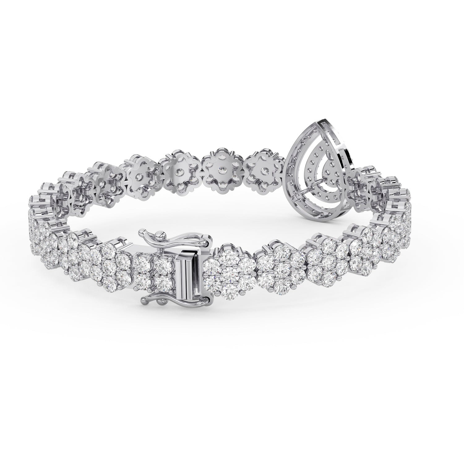 Rivière Tennis Cascade De Fleurs