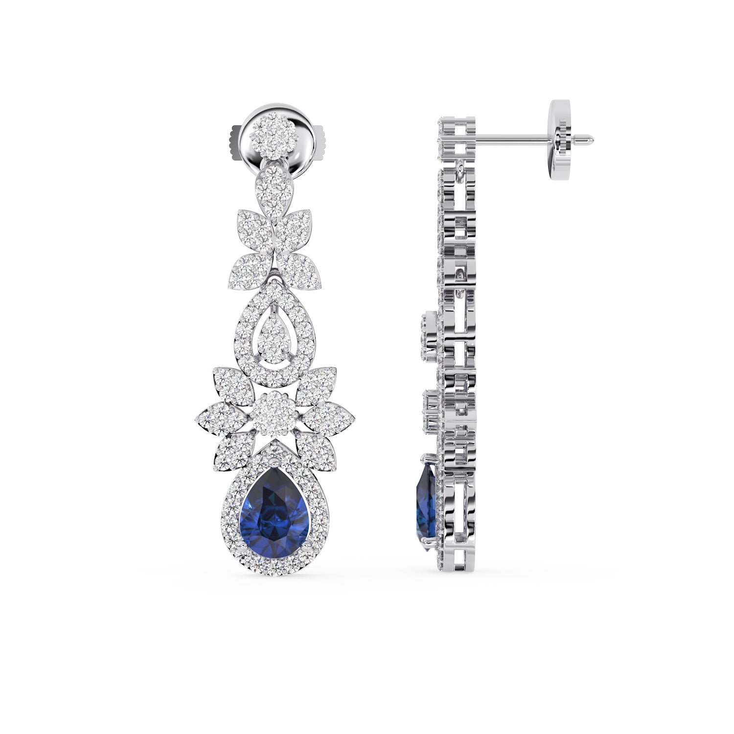 Chute Pluie Azur (Lab-Grown)