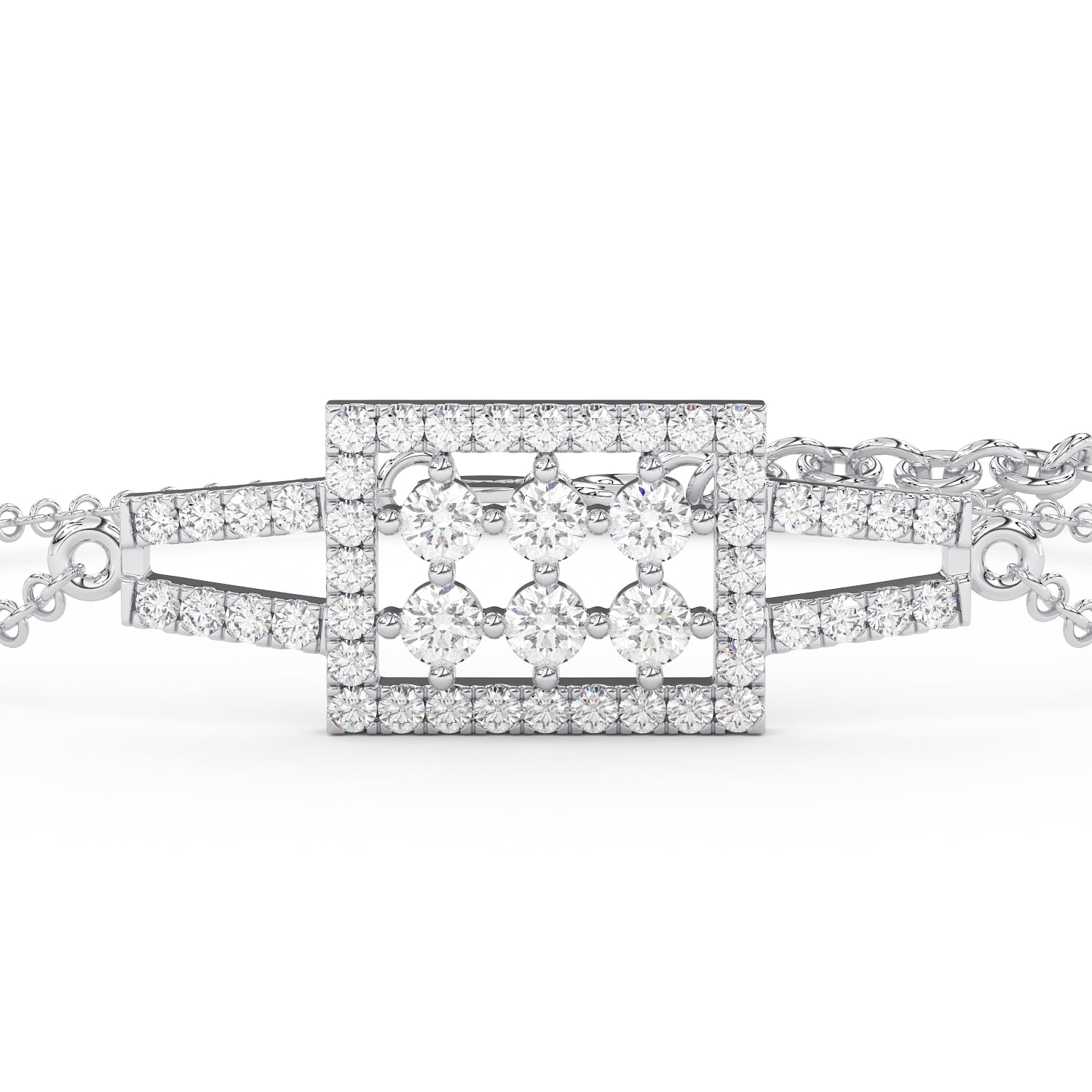 Bracelet Couronne carrée