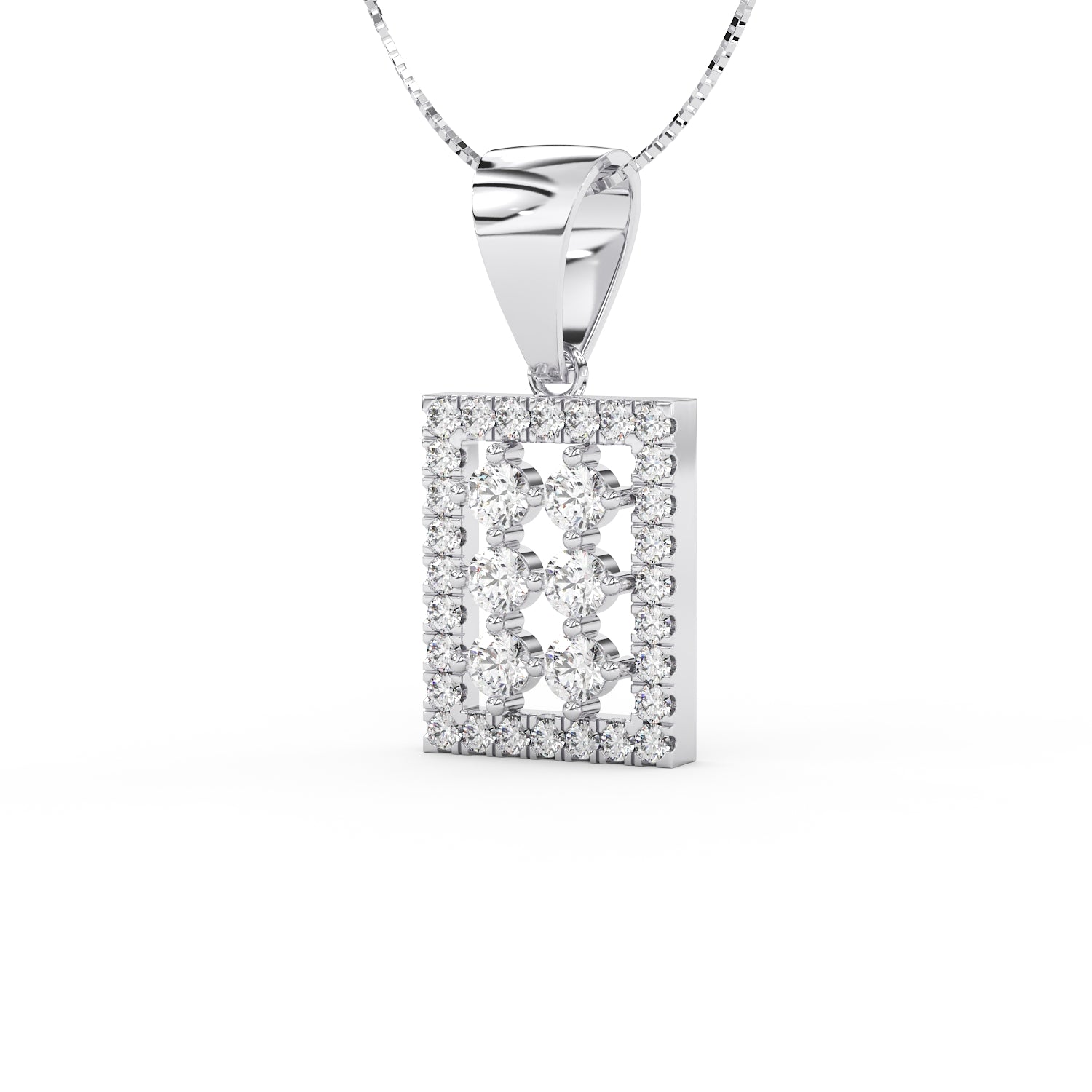 Collier Couronne Carrée