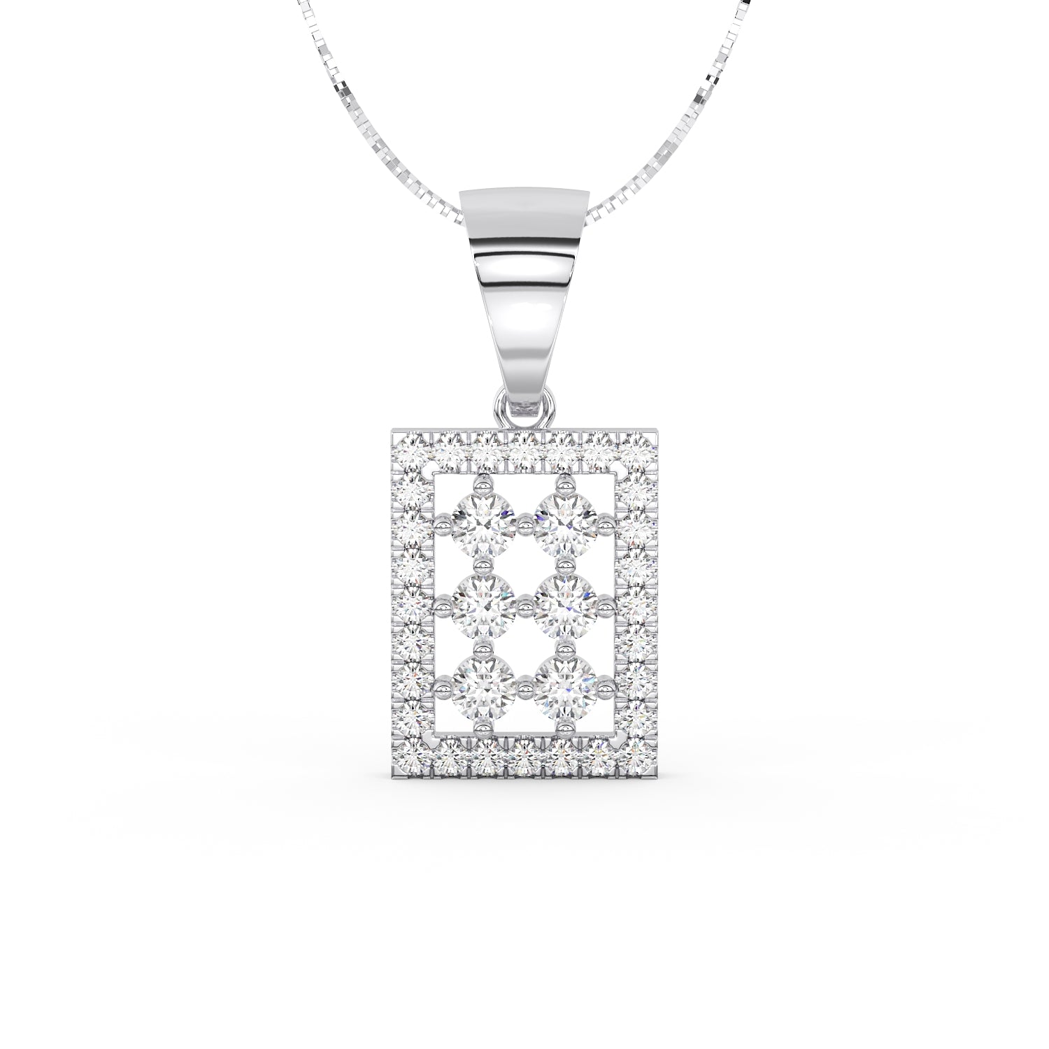 Collier Couronne Carrée