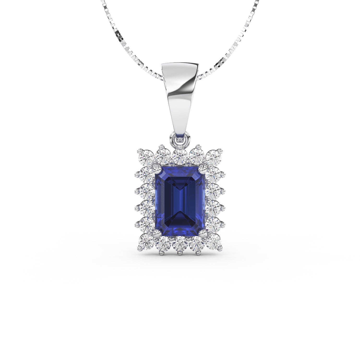 Pendentif Reine Azur