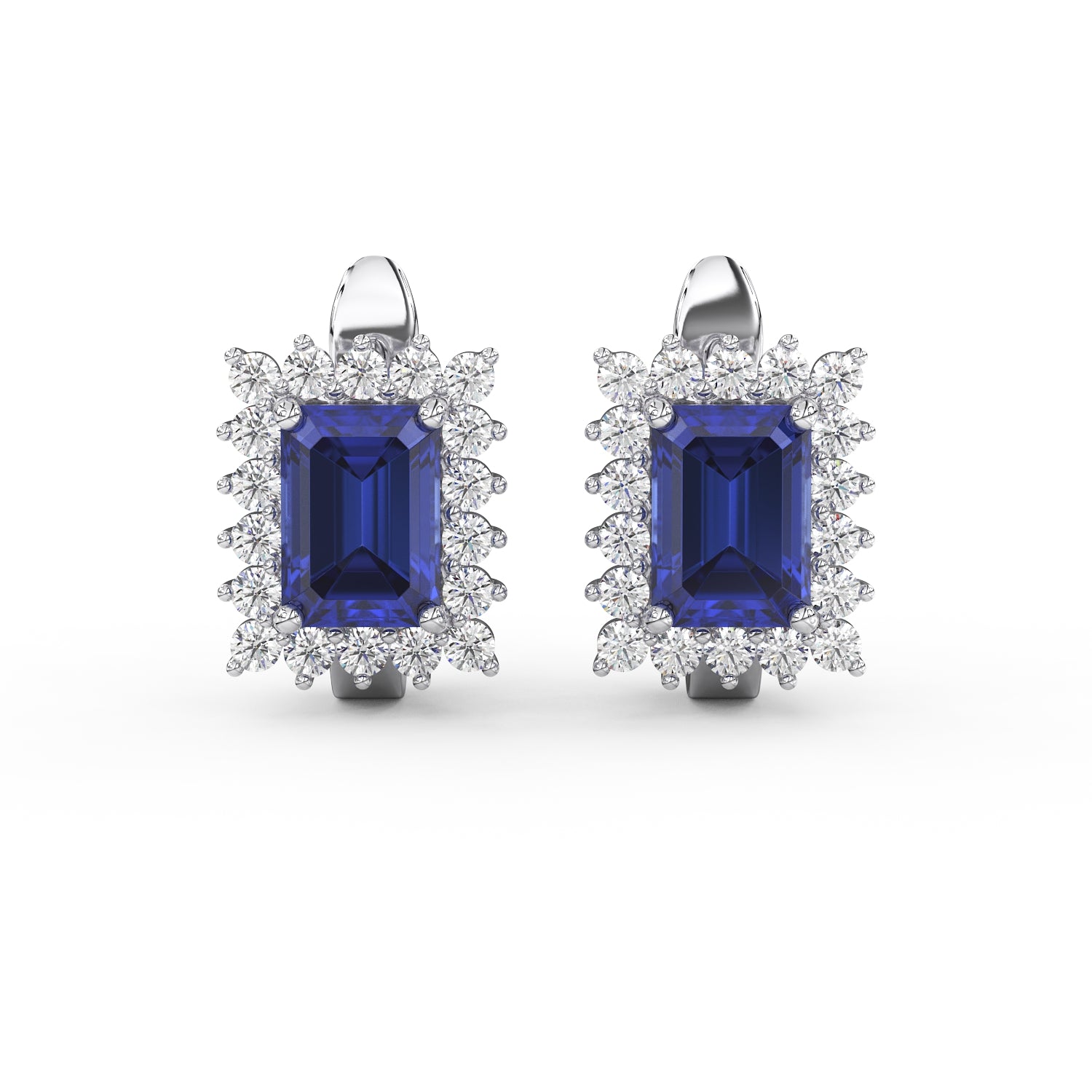 Boucles Reine Azur (Lab-Grown)