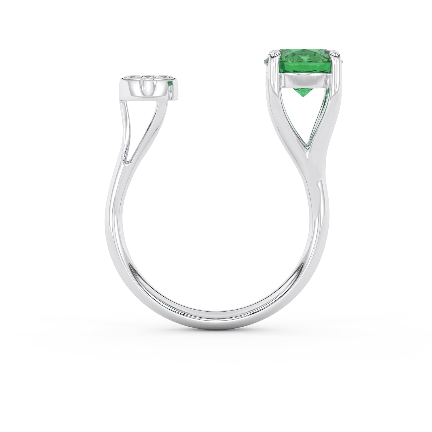 Bague Emeraude & Lumière