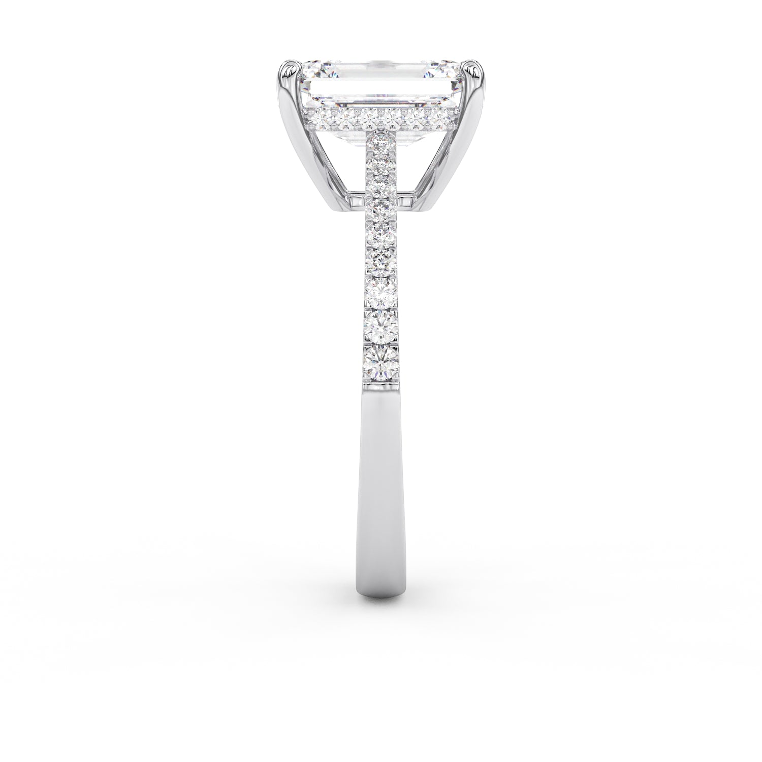 Solitaire Emeraude Lumière Intemporelle Grand Eclat