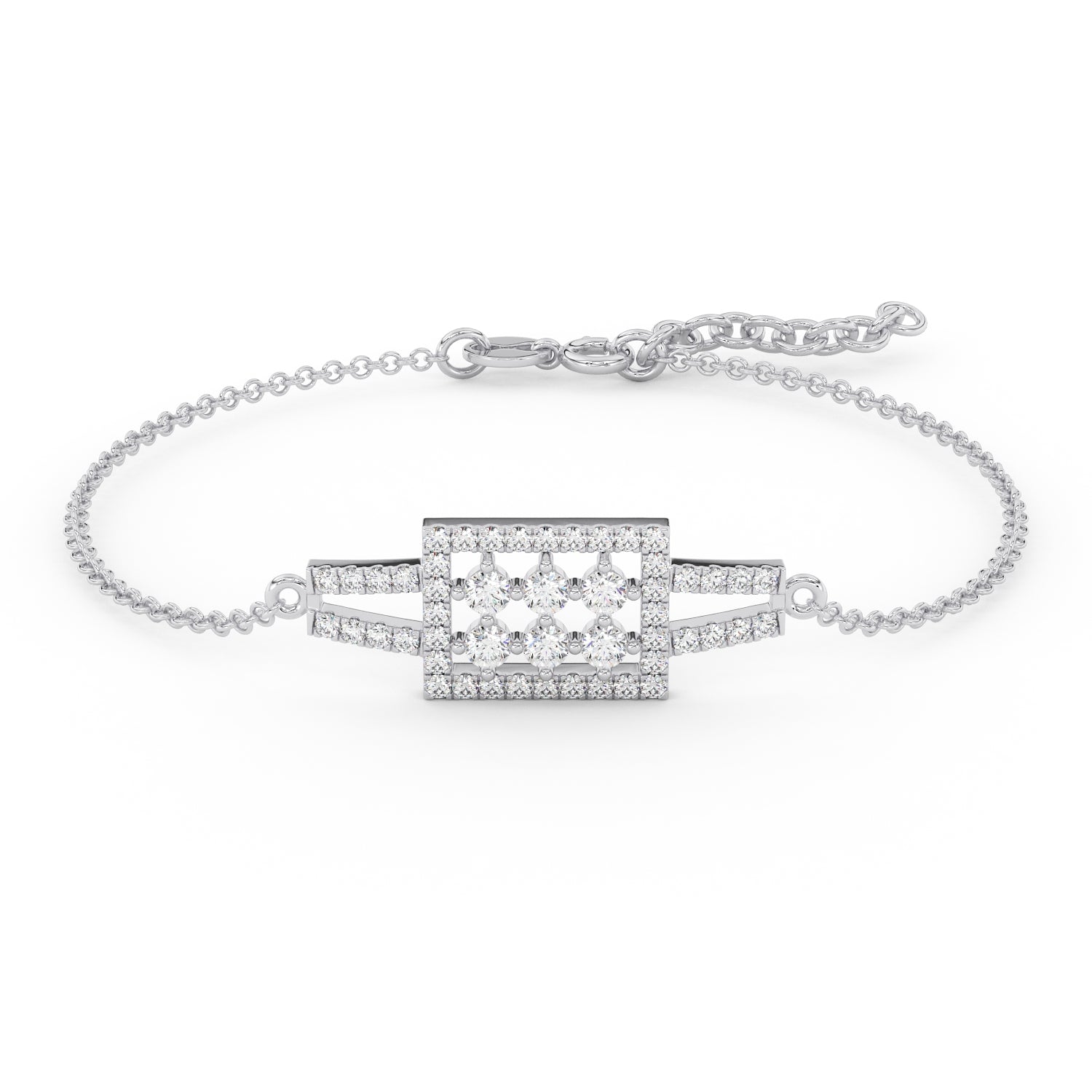 Bracelet Couronne carrée