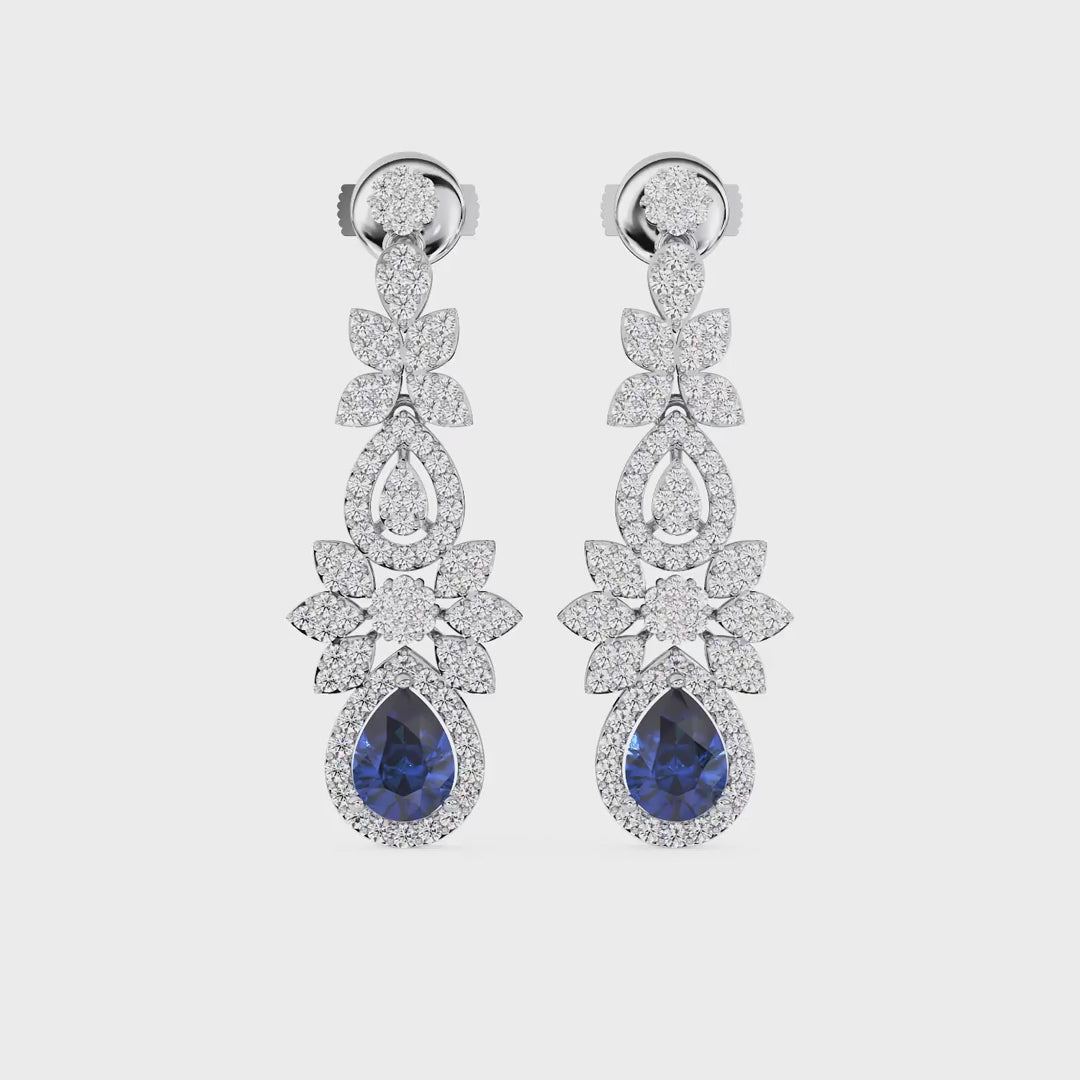 Chute Pluie Azur (Lab-Grown)