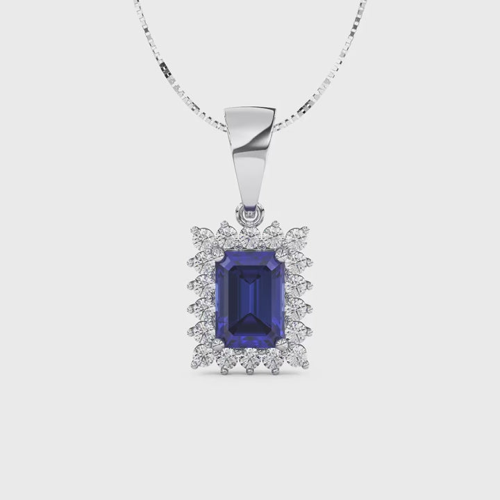 Pendentif Reine Azur
