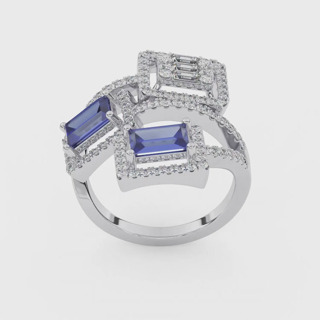 Bague Constellation Azur